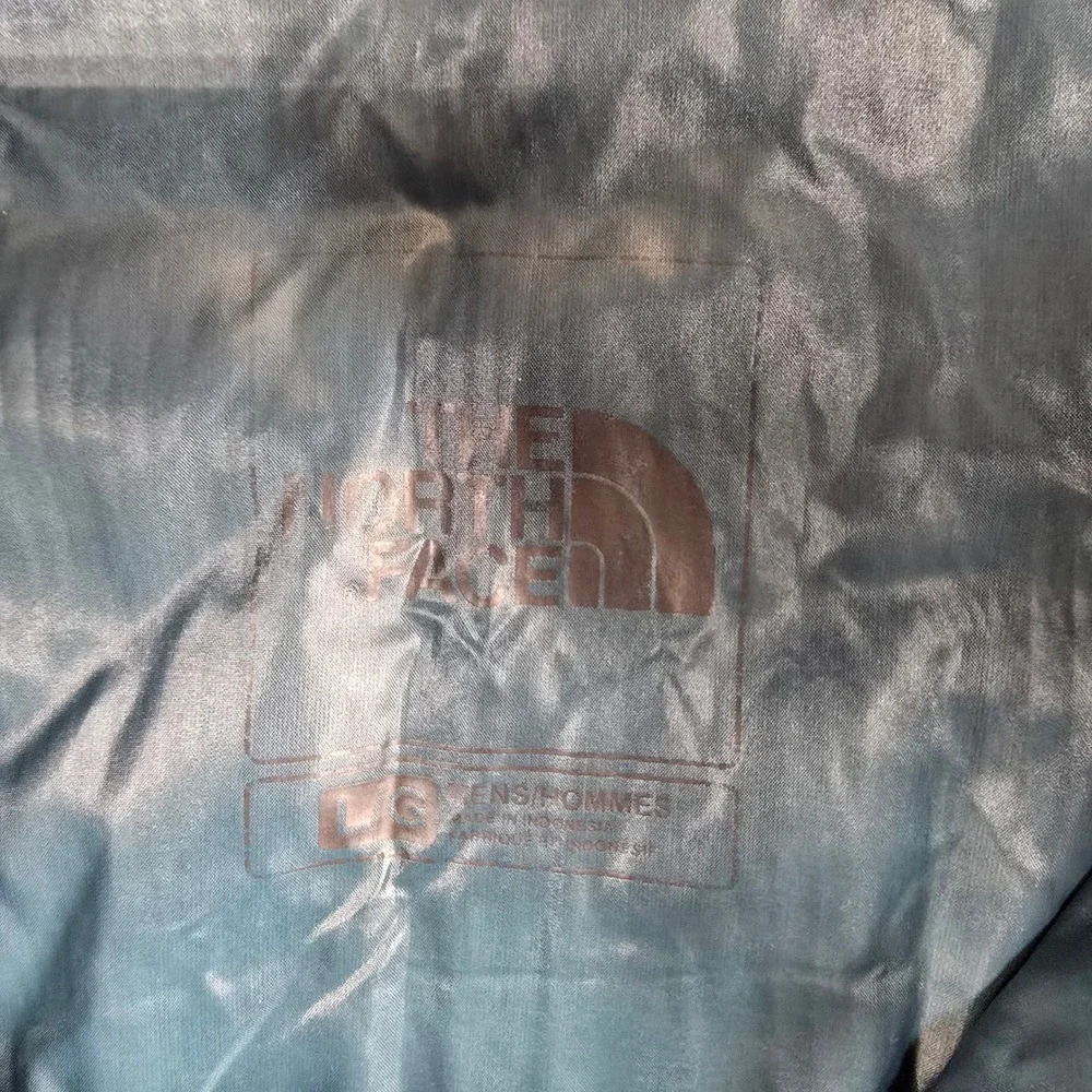 The North Face Thermoball Jacket Mens‎ Size Large Teal Blue Full zip Insulated